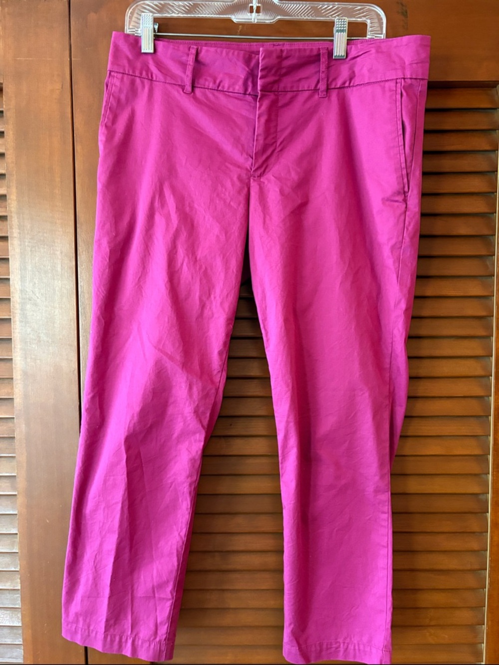 Kut from the Kloth Hot Pink Crop Trouser